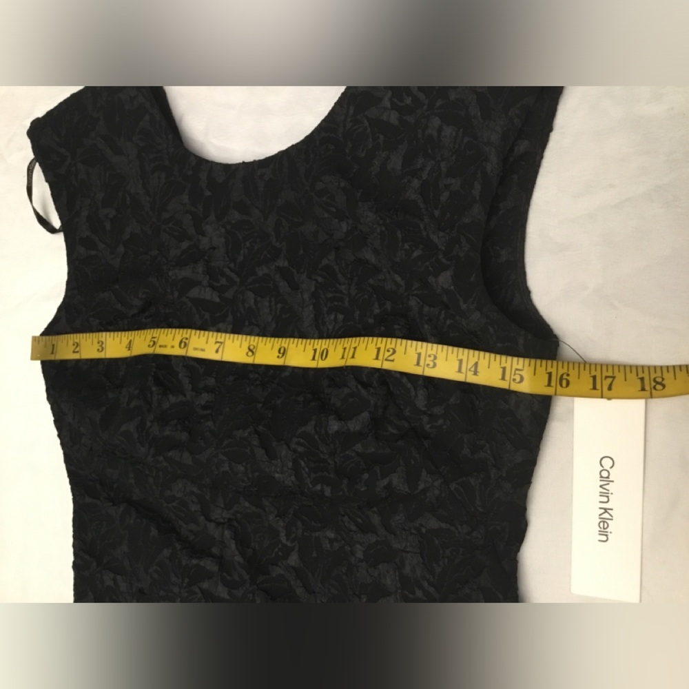 Calvin Klein Elegant Black Sleeveless Midi Dress - Picture 8 of 16